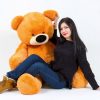 Велика м'яка іграшка Ведмідь Бублик 180 см медовий - Зображення 2
