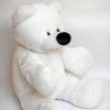 М'яка іграшка Бублик 77 см білий з серцем 40 см - Зображення 4