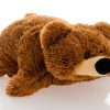 Подушка іграшка Алена ведмедик 55 см коричнева - Зображення 2