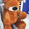М'яка іграшка ведмідь Аліна Бублик 95 см коричневий - Зображення 3