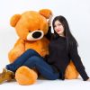 М'яка іграшка ведмідь Бублик 200 см медовий - Зображення 3
