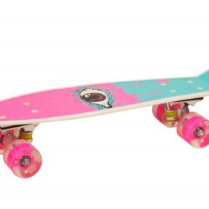 Пенні Борд з світяться колесами "Око" (рожевий)