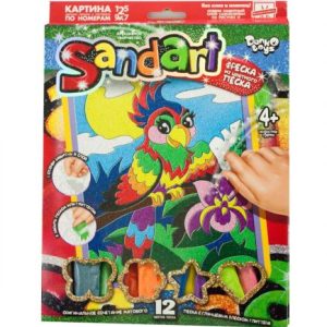 Набір для творчості "Sandart" Папуга SA-01-06