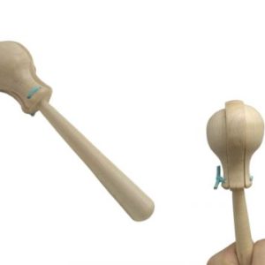 Кастаньєти з ручкою, дерев'яна