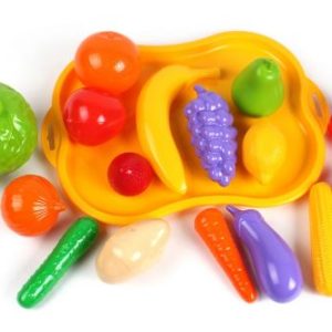 Набір фруктів і овочів, з підносом (16 ел)