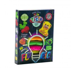 Набір для ліплення "Fluoric", 10 кольорів (укр)