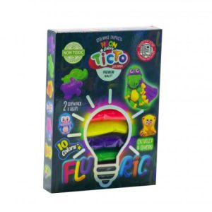 Набір для ліплення "Fluoric", 10 кольорів (укр)