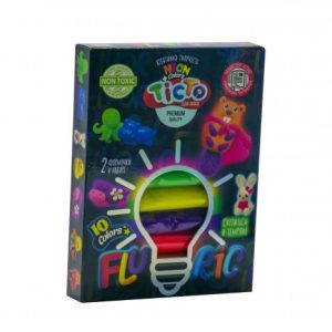 Набір для ліплення "Fluoric", 10 кольорів (укр)