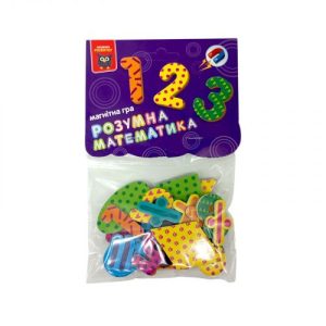 Магнітна гра "Цифри і геометричні фігури" (укр)