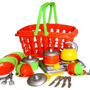 Набір посуду в кошику "Галинка 10 ТехноК" (28 шт)