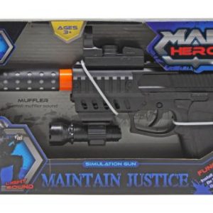 Пістолет з глушником "Man Hero"