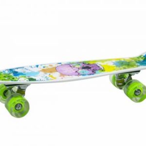 Пенні Борд з світяться колесами "Череп" (різнокольоровий)