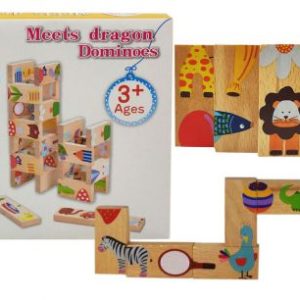 Дерев'яне доміно "Meets dragon Dominos" 28 елементів