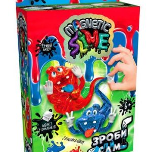 Слайм "Зроби сам", синій і червоний (укр)