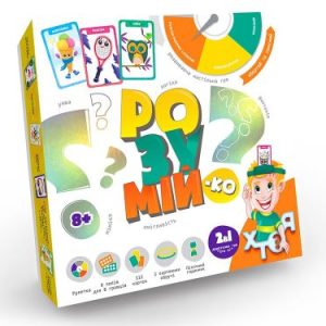 Розвиваюча настільна гра Розумій-ка укр