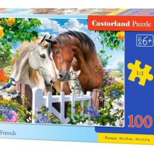 Пазли "Кращі друзі", 100 елементів