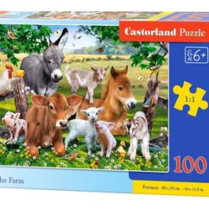 Пазли "На фермі", 100 елементів