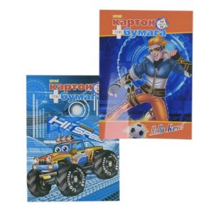 Набір кольорового картону і паперу