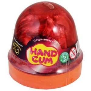 Лизун-антистрес "Hand gum" 120 г бордовий