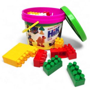 Конструктор дитячий у відрі "НИК" (52 деталі)