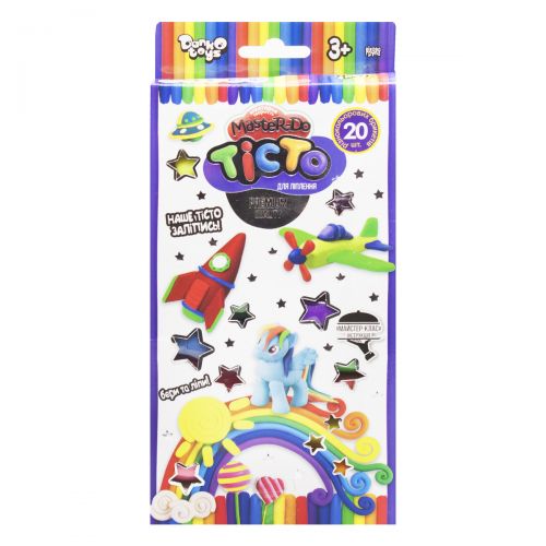 Тісто для ліплення "Master Do" 20 кольорів (укр)