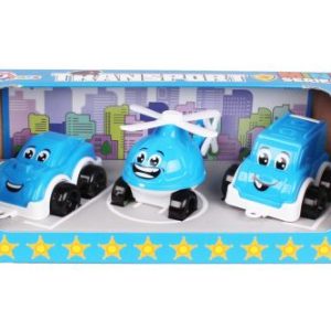 Іграшка міні транспорт поліція, 3 елементи