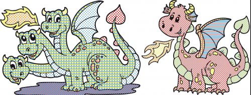 Водні розмальовки "Дракончик" (укр)