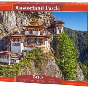 Пазли Вид на Paro Taktsang. Bhutan, 500 елементів
