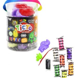 Набір "Тісто для ліплення: FLUORIC", 8 кольорів (укр)