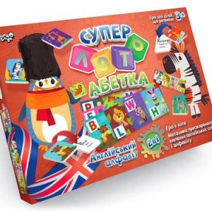 Настільна гра "Суперлото, Азбука" укр / англ