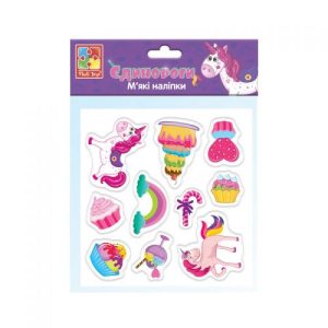 М'які наклейки "Единорожки"