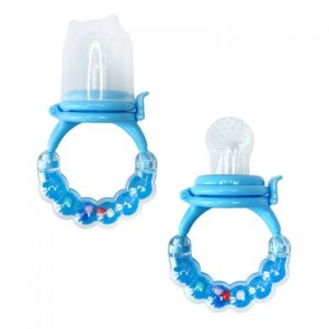 Ниблер з ковпачком і брязкальцем, синій