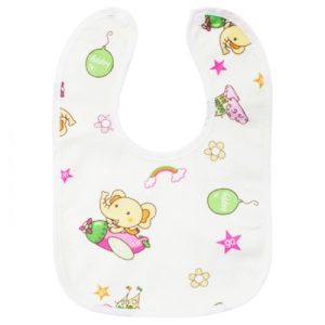 Слинявчик на кнопці "Слоненятка", жовтий