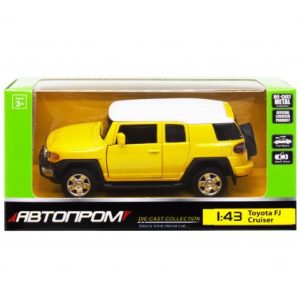 Машинка "Toyota FJ Cruiser" з серії "Автопром", жовтий