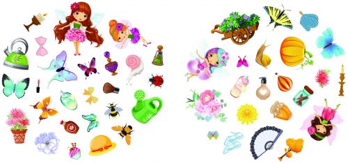 Книжечка-розмальовка "Квіткові феї. Астра" 48 наклейок, укр