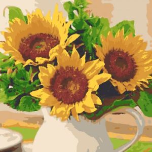 Картина за номерами "Сонце у вазі"