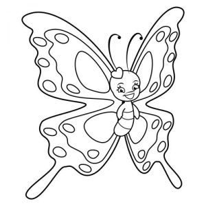 Розпис по полотну "Метелик"