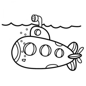 Розпис по полотну "Підводний човен"