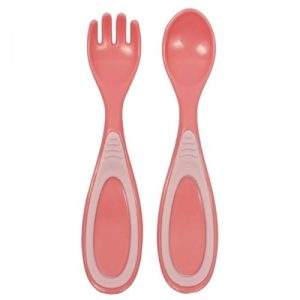 Набір столових приборів, рожевий