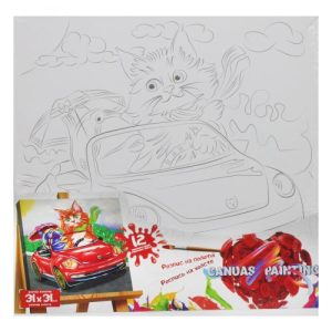 Розпис на полотні "Небезпечна поїздка"