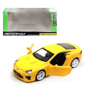 Машина металопластикова "Lexus", жовта