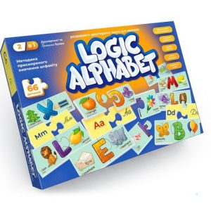 Розвиваючі пазли "Logic Alphabet", англо-український