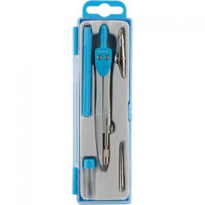 Готовальня на 5 предметів, блакитна