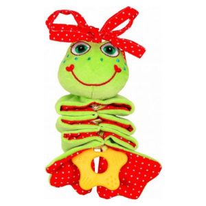 М'яке брязкальце-підвіска "Жабенятко"