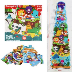 Бебі пазли "Мої веселі друзі" (укр)