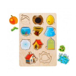 Сортер-вкладиш "Хто де живе?"