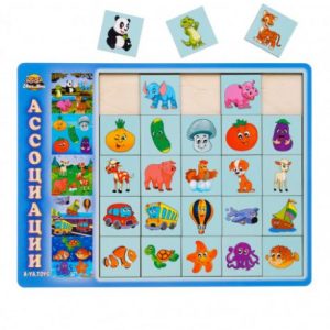 Дерев'яна гра "Асоціації", картинки