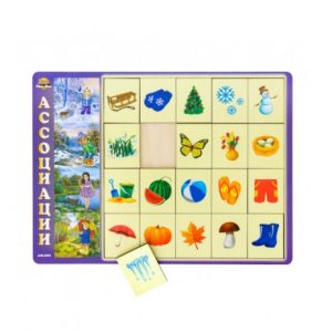 Дерев'яна гра "Асоціації", пори року