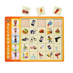 Дерев'яна гра "Асоціації", професії