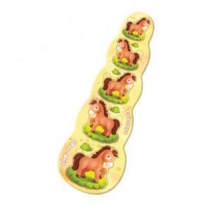 Сортер "Більше-менше. Коники"